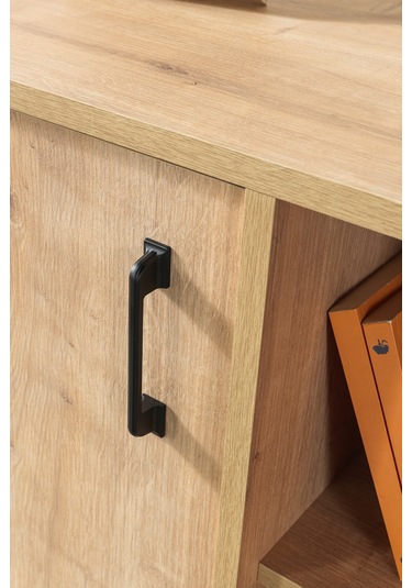 4108 Şile Metal Ayaklı Metal Kulplu 100 Cm Konsol - Tv Ünitesi - Yemek Odası - Kahve Köşesi Safir Safir