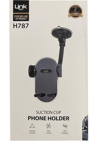 Linktech H787 Premium Vantuzlu Araç İçi Telefon Tutucu