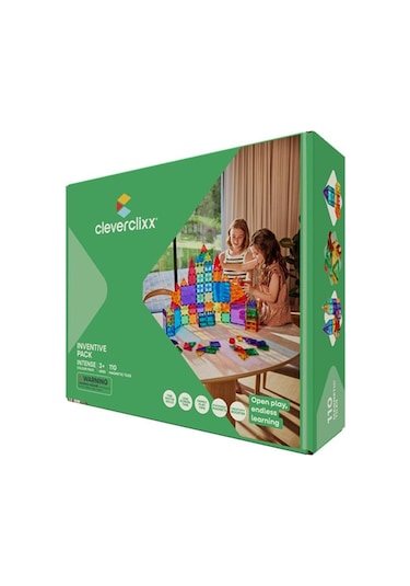 Cleverclixx Inventive Pack Manyetik Bloklar, Intense 110 Parça