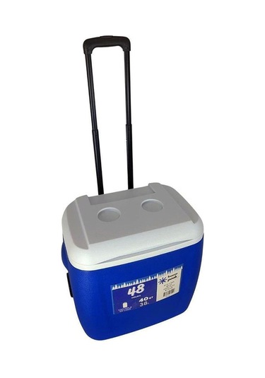 Freeze Peak Eco Cool 40qt 38 Litre Tekerlekli Buzluk - Mavi Mavi