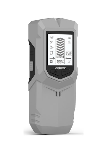 Aubyhe Gri Duvar Dedektörü: 6 Fonksiyonlu Metal, Tel, Beton Çelik Tespit Cihazı - Yüksek Hassasiyetli, Pil Hariç