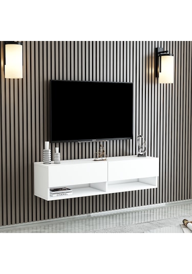 Rodes Tv Ünitesi Beyaz