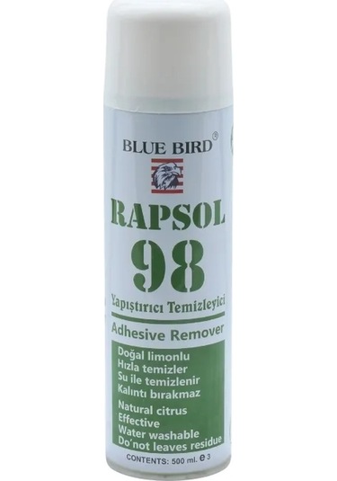 Bluebird Rapsol 98 Yapıştırıcı Temizleyici Sprey 500 Ml.