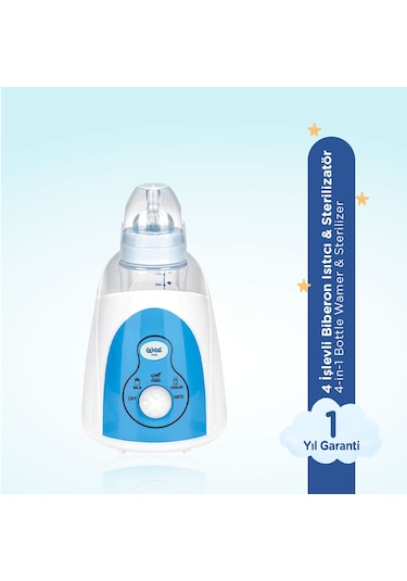 Wee Baby 4 İşlevli Biberon Isıtıcı & Sterilizatör