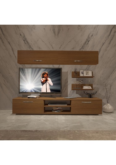Decoraktiv Eko 5 Mdf Dvd Tv Ünitesi Tv Sehpası Ceviz