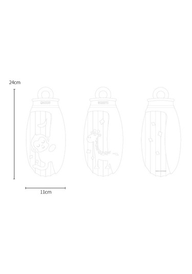 Yystore Sıcak Su Şişesi Kalınlaştırılmış Taşınabilir Patlamaya Dayanıklı Yeşil