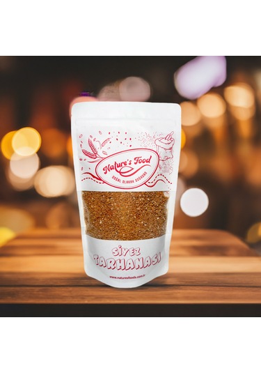 Siyez Tarhana 400g Siyez Buğday Unu, Domates, Kırmızı Biber, Soğan, Yoğurt, Nohut, Tuz.