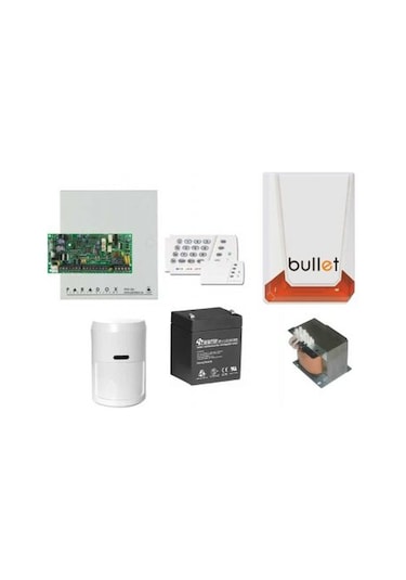 Paradox Sp4000 Kablolu Full Alarm Seti Akü Dahil