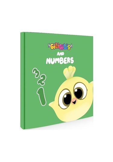 Giligilis and Numbers - İngilizce Eğitici Mini Karton Kitap Serisi- Artenino Yayıncılık