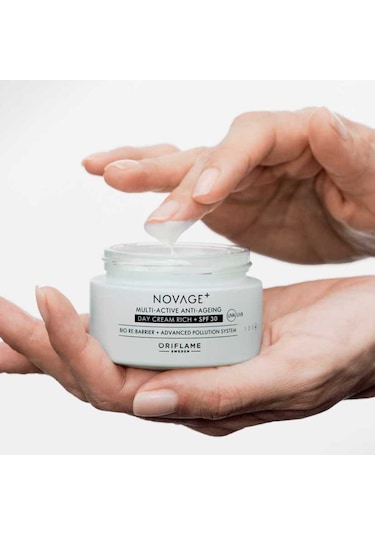 Oriflame Novage+ Multi-active Gündüz Kremi Rich SPF30