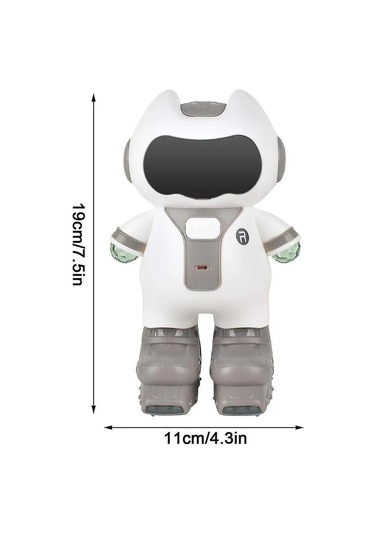 Ctoy Işıklı Ve Sesli Kayarak Dans Eden Robot Ctoy-6678-9