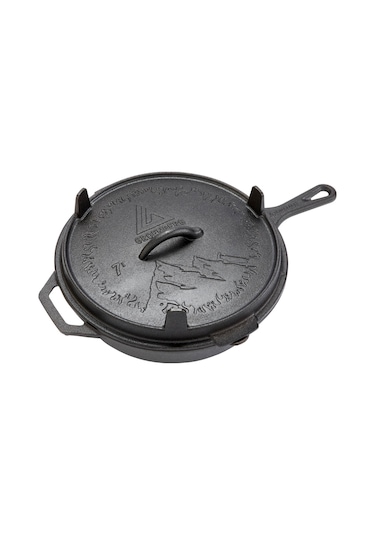 Groenberg Hekla Pan Ø30 Cm / 3l Döküm Tava Siyah
