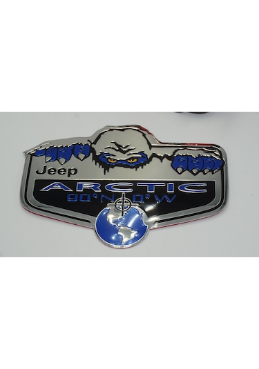 Jeep Wrangler Liberty Arctic Edition Krom Metal 3m Bagaj Ve Çamur