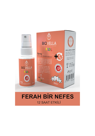 Biovella Kids Ağız Kokusu Önleyici Sprey 30 ML