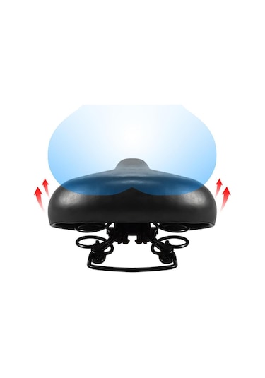 Homyl Bisiklet Sele Oturağı Yumuşak Taşınabilir Aksesuarlar Siyah