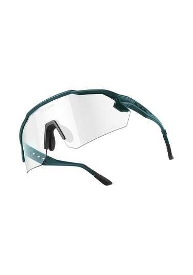 West Bıkıng Yp0703164 Tr90 Çerçeve Buğu Önleyici Bisiklet Gözlükleri Uv400 Fotokromik Güneş Gözlüğü - Siyahımsı Yeşil