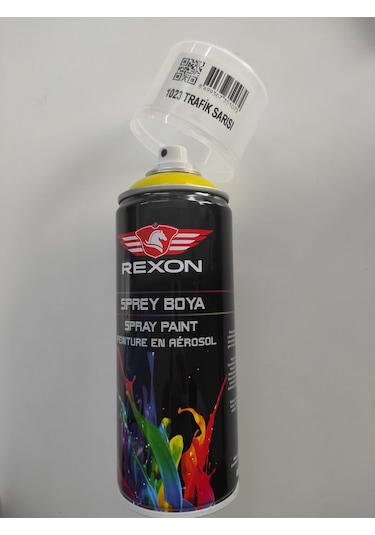 Rexon Sprey Boya Ral 1023 Trafik Sarı 400ml Akrilik 1023 Trafik Sarı