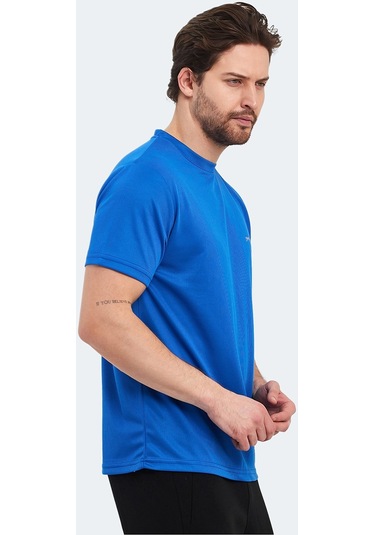 Slazenger OTAR I Erkek  Saks Mavi Tişört