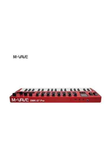 M-vave Smk 37 Pro Midi Klavye Kırmızı