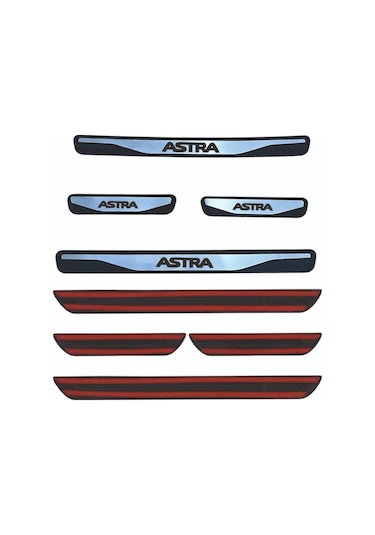 Astra G Kapı Eşiği 1998-2004 New Krom Kapı Eşiği 4 Parça Paslanmaz Çelik