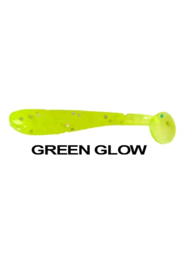 Ryuji Baby Rock Fish 3.5cm Green Glow Silikon Yem 20 Adet