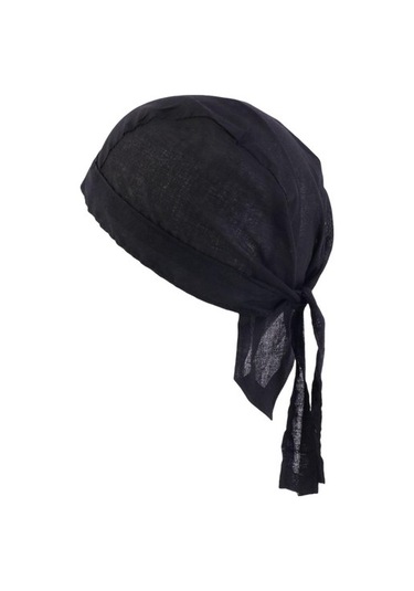 Şı Bandı Alabilen Baş Örtüsü Sarı Q34Zd7 Siyah - Siyah