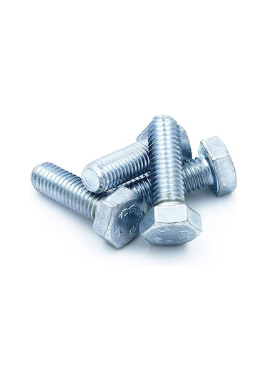 Ayaz M12X30 Çelik Civata 100 Adet 1 Kutu Galvanizli