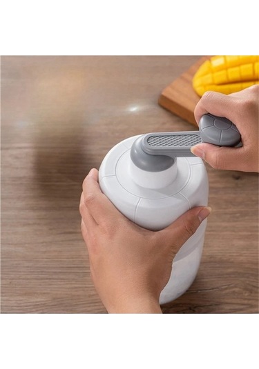 Ulzyvf Tıraşlı Buz Makinesi Ev Küçük Manuel Buz Kırıcı El Beyaz, Pratik Tasarım Beyaz