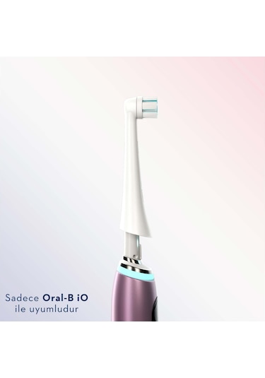 Oral-B iO Gentle Care Diş Fırçası Yedek Başlığı Beyaz 4'lü