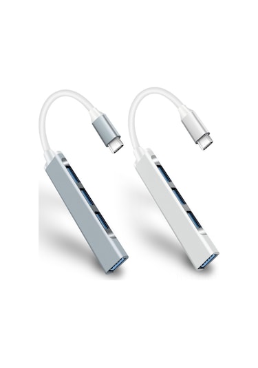 Singree Usb 3.0 Type C Hub Genişletme Bağlantı Noktası - 4'lü Portlu Mini Taşınabilir Hub