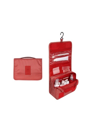 Su Geçirmez Seyahat Askılı Makyaj Ve Bakım Çantası 12