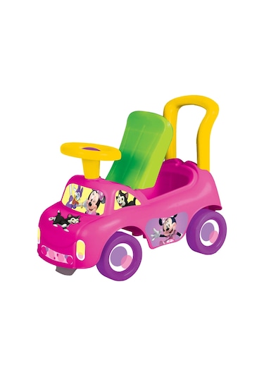 Minnie Mouse İlk Arabam - Binmeli Araba - Çocuk Arabası - İlk Adım Arabası