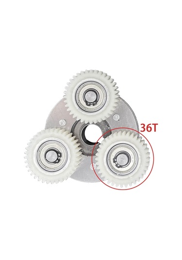 Homyl Bafang Motor Elektrikli Bisikletler Için 3x 36 Diş Planet Beyaz