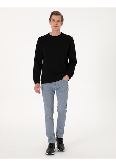 Pierre Cardin Erkek Siyah Sweatshirt 50314978-vr046 Siyah