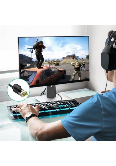 Flybuy 80414 Kat7 Rj45 Lan Ethernet Kablo 10 Gbps 1 Metre