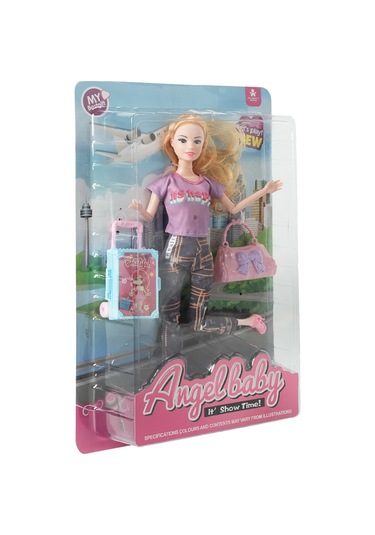 Bıgtree Angelbaby Seyahat Bebekleri Seri2 Hs Happy Yazılı Tişörtl