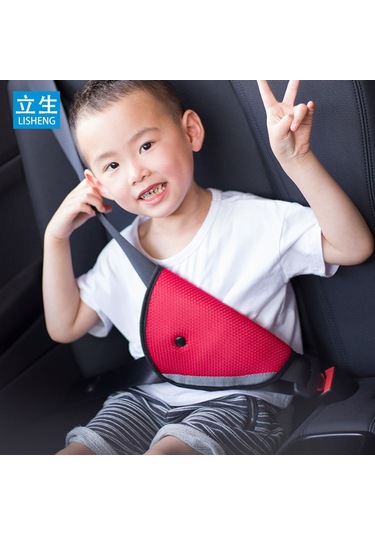 Xiyyadms Araba Çocuk Emniyet Kemer Regülatörü - Triangular Sabitleyici, Boyun Kırıcı Engelleme Koruyucu, Mavi