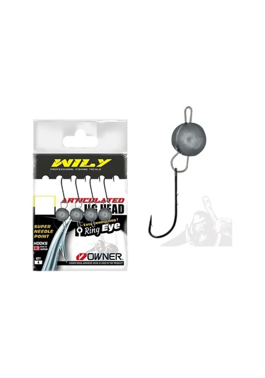Wily Jig Head Mafsallı Owner İğneli Gümüş 3 Gr - Standart