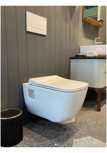 Turkuaz Cerastyle (aqua) Asma Klozet + Yavaş Kapanan Kapak