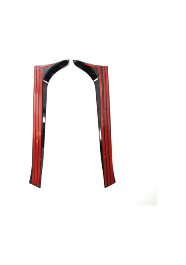 Dianziye Vw Golf 6 2008-2013 Arka Cam Yan Spoileri, Plastik Malzeme, Parlak Siyah, Gz.w0144-lh, Kolay Kurulum, Araç Stili Artırıcı