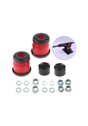 Homyl Kaykay Kamyon Burçları Kiti Kupası Şok Kırmızı-11-mm Kırmızı Çok Renkli