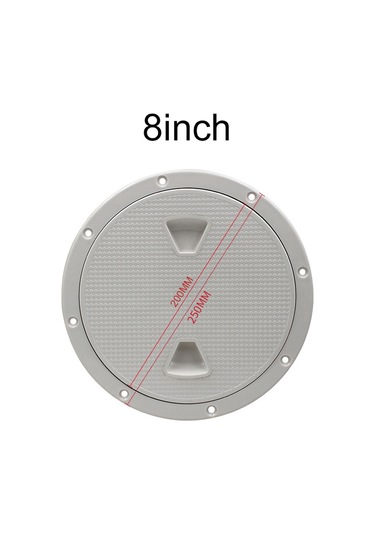 Shineyee Tekne İçin Kaymaz Beyaz Abs Denetim Kapağı - 4 İnç