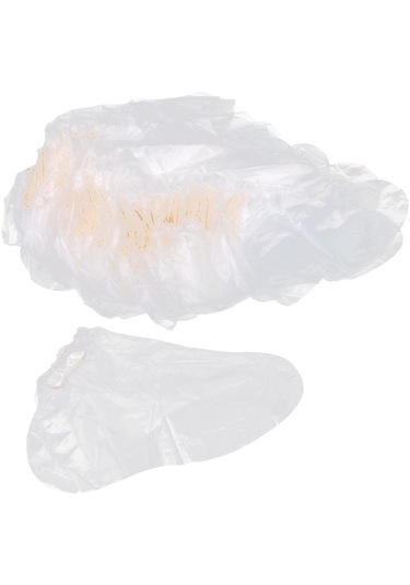 Homyl 100x Plastik Tek Kullanımlık Balmumu Ayak Gömlekleri