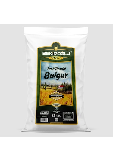 Bekiroğlu Arvila İri Pilavlık Bulgur 25 KG