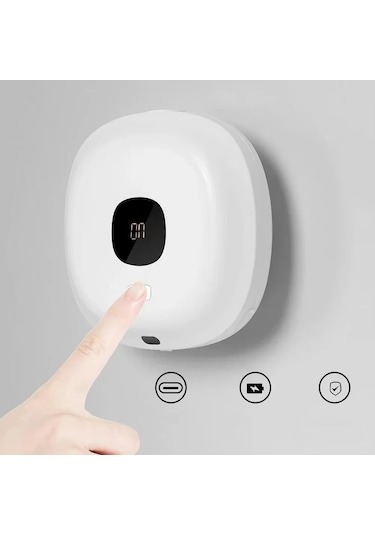 Suntek Otomatik Sıvı Sabunluk El Sabunu Dispenseri Ofis Otel Beyaz Diğer