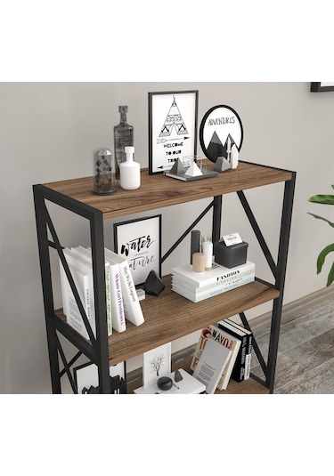 Storm Kitaplık Ceviz