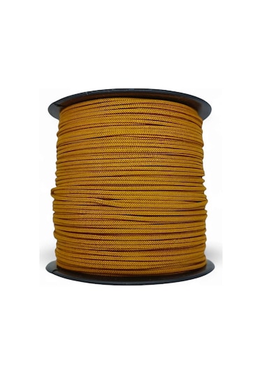Mg Ropes Paraşüt İpi 1 Mm Hardal Renk 1 Makara 100 Metre