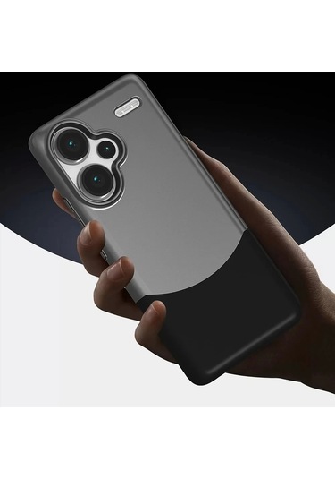 Xiaomi Redmi Note 13 Pro Plus 5g Kılıf Magsafe Şarj Kartlıklı Mıknatıslı Duble 1.7mm Kapak Kart Bölm