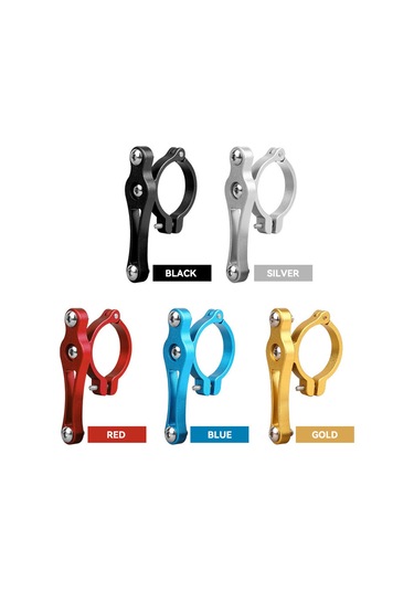 Fosenze Alüminyum Bisiklet Su Sise Kapsülü Adaptörü - Sabit Konumlandırma, Çarpıtlara Dayanıklı, Tek Vidalı, Gümüş Renkli Aksesuar