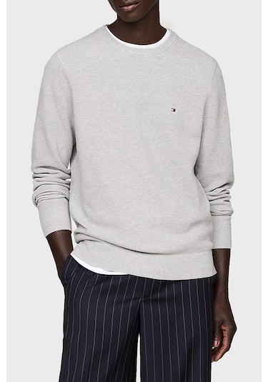 Tommy Hilfiger Erkek Kazak Mw0mw36347 P01 Gri Gri